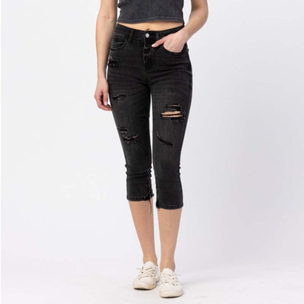 Judy Blue Hi Waist Skinny Capri